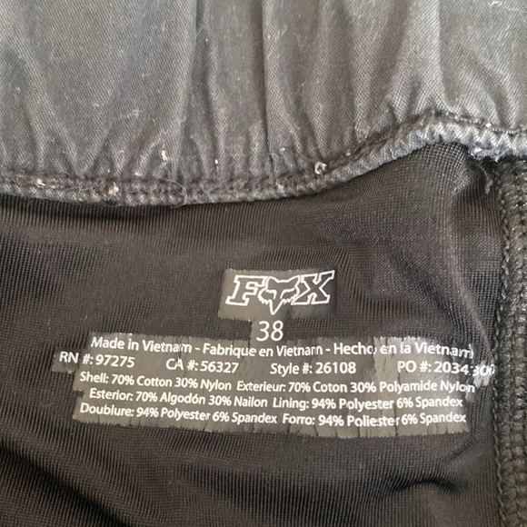 Fox Racing mountain bike cycling padded shorts - Picture 3 of 4